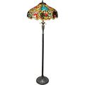 Tiffany-Style Victorian 2 Light Floor Lamp 18" ...
