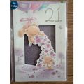3D Card 21 Birthday Card - Free Postage Fee
