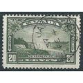 Canada 1935 SG349 20c Olive-Green Fine Used....