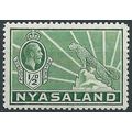 Nyasaland 1934 SG114 1/2d Green Mounted Mint ..