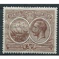 Bermuda 1920 SG59 1/4d Brown Mounted Mint . ..