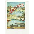 Advertising ANTIBES Postcard by Gilletta