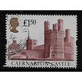 GREAT BRITAIN 1992 £1.50 MAROON & GOLD CAERNARF...