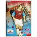 1999 programme Burnley v. Blackpool, poster Mellon