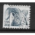USA 1982 20c BLUE AMERICAN BIGHORN SG 1926 FINE...