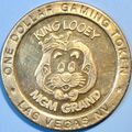 MGM Grand. $1 Casino Token. Las Vegas, NV. King...