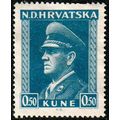 Croatia 1943 Ante Pevelic 0.50K MNG Stamp