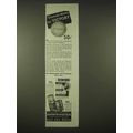 1935 Worthington Tommy Armour Golf Ball Ad