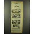 1940 Cola Life Savers Candy Ad - Cows and Lovers