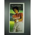 1988 Izod Club, Lacoste Club Clothes Ad - Nancy Lopez