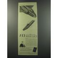 1955 Royal Navy Fleet Air Arm Advertisement - N113 flying over HMS Bulwark