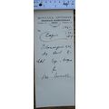 Vintage: invoice Montana Apotheke Arosa