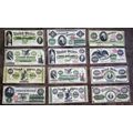 High quality COPIES with W/M United States bank...