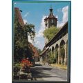 Rothenburg Klingentor Germany Postcard used crease