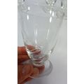 Crystal Juice Glass Goblet Set of 5 Glasses Vin...
