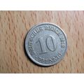 1912d 10 Pfennig Germany Empire Coin