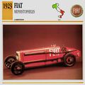 Collectors Club card. Classic Cars. FIAT Mephis...