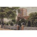 E682 LITTLE GADDESDEN CHURCH. AMERSHAM DUPLEX P...