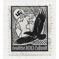 REICH GERMANY 1934 AIRMAIL GOLDEN EAGLE WORLD G...