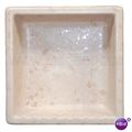 Recessed Shampoo - Square Porcelain Stone