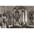 Black & white Photo Postcard - Interior of Pari...