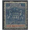 Rhodesia 1893 SG19 1/2d Deep Blue & Vermillion ...