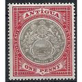 Anigua 1903 SG32 1d Grey-Black & Rose-Red Wmk C...
