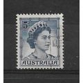 Australia.SG314 5d Queen Elizabeth II (Deep Blu...