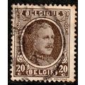 Belgium 1922 King Albert 20c Used Stamp.