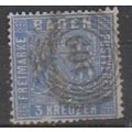Mi 10 used 1860 Baden Cat € 30