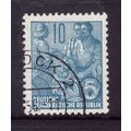 GERMANY EAST 1953 10pf BLUE SG E311 FINE USED