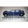 1990 Volvo Cars Ad - We Design To Look Like This