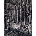 BURIAL GROUND IN THE FIR FOREST 1885 Gustave Do...