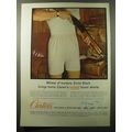 1960 Carter's Knitted Boxer Shorts Ad - Wiliest of hunters, Ernie Klack