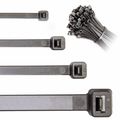 QUALITY SILVER ZIP / CABLE TIES WRAPS PLASTIC L...