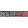 Mi: 69/74 used 1922 Dienst. Cat € 30