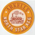 BEER MAT - ARKELLS BREWERY - NORTH STAR KEG - (...