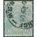 Australia 1920 1s 4d dull greenish blue Single ...