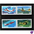 CANADA 1981 AIRCRAFT 3rd SG 1026/1029 SET 4 VAL...