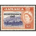 Jamaica 1962 8d Ultramarine Red Orange Unmounte...