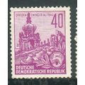 Germany 1957 - 40pf reddish violet - Zwinger, D...