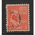 USA 1938 1/2c ORANGE BENJAMIN FRANKLIN SG 799 F...