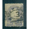 Used 212 1c Benjamin Franklin Just Clears M01543