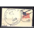 Used 1618C 15c Fort McHenry Flag James Creek, P...