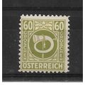 Austria.SG919 60g Posthorn (Olive).Mounted Mint...