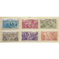 Madagascar Stamps Scott #C45 To C50, Mint Hinged