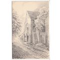 The Monastery Rye East Sussex Sketch Postcard