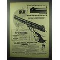 1954 Hi-Standard Supermatic Pistol Ad - Stabilizer