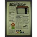 1978 RCA ColorTrak Cosmos Model FB497W TV Ad