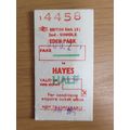 BR Eden Park - Hayes Half Single Ticket 1985